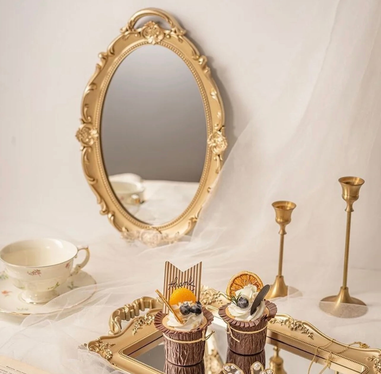 Vanity Mirror Tray