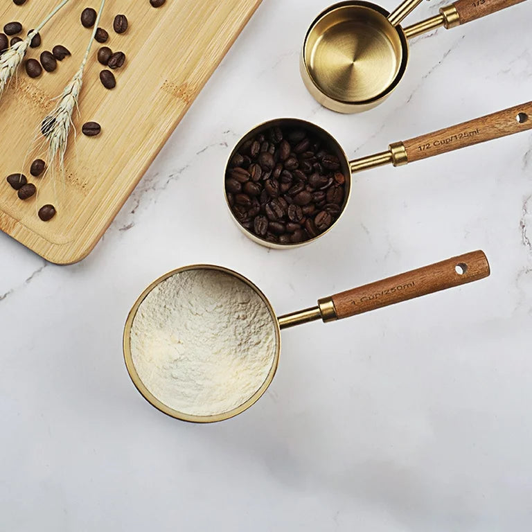 Rustic Golden Measuring Tools