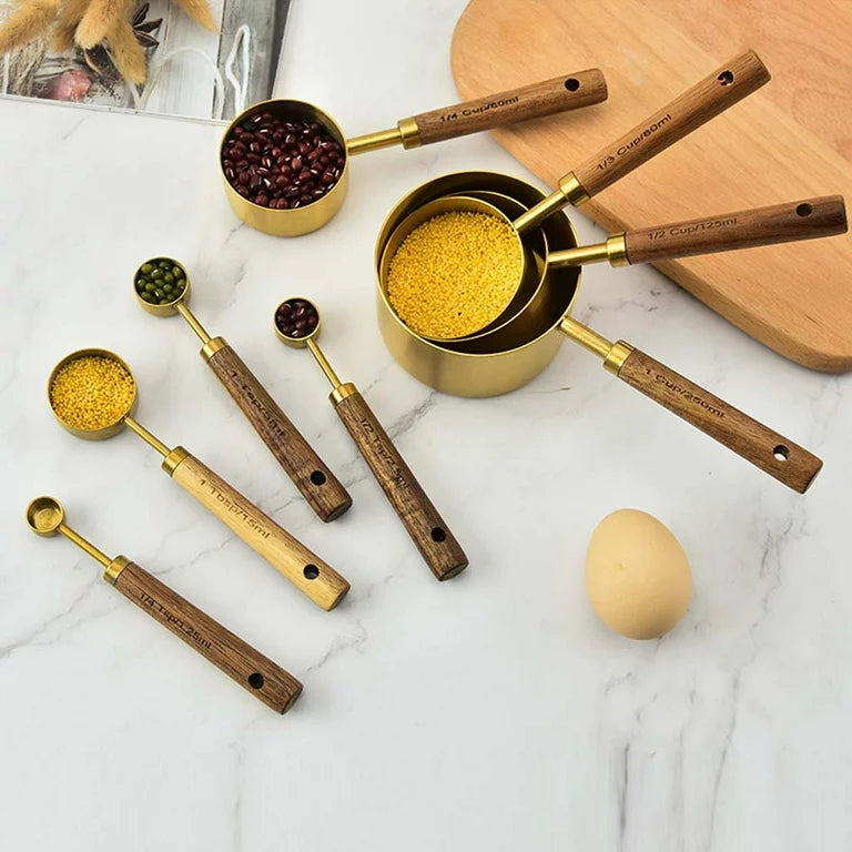 Rustic Golden Measuring Tools