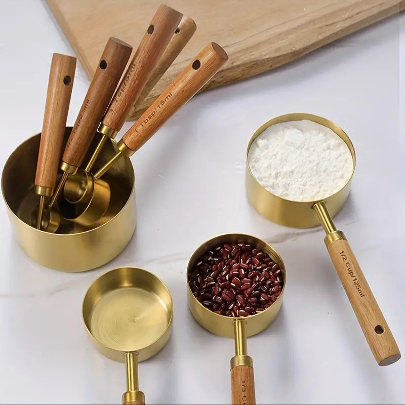 Rustic Golden Measuring Tools