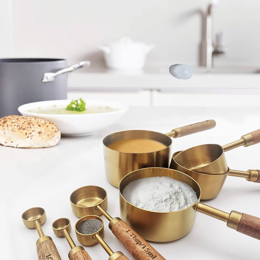 Rustic Golden Measuring Tools