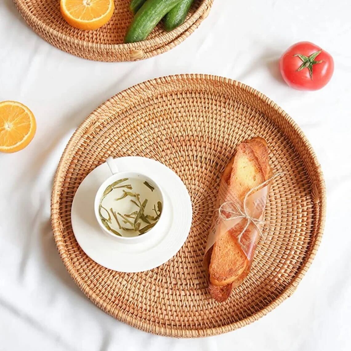 Woven Round Tray