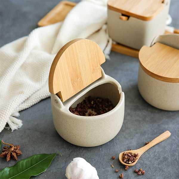 Japanese Style Canister Set of 3