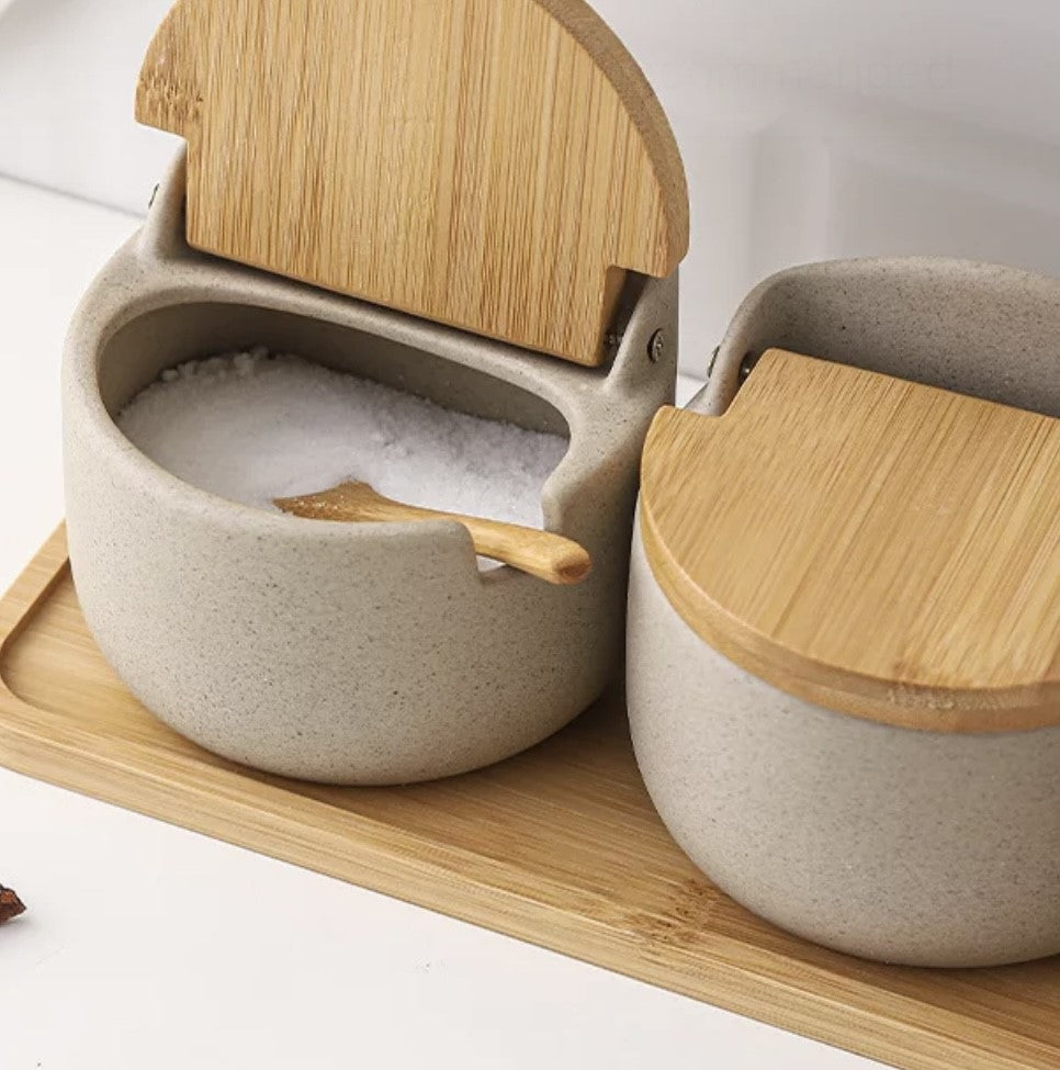 Japanese Style Canister Set of 3