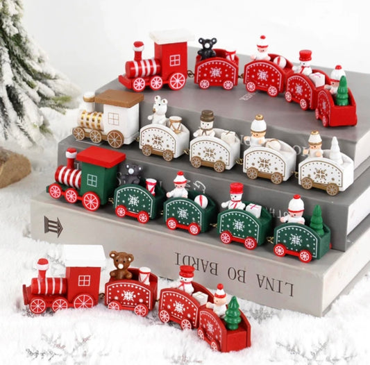 Wooden Christmas Train