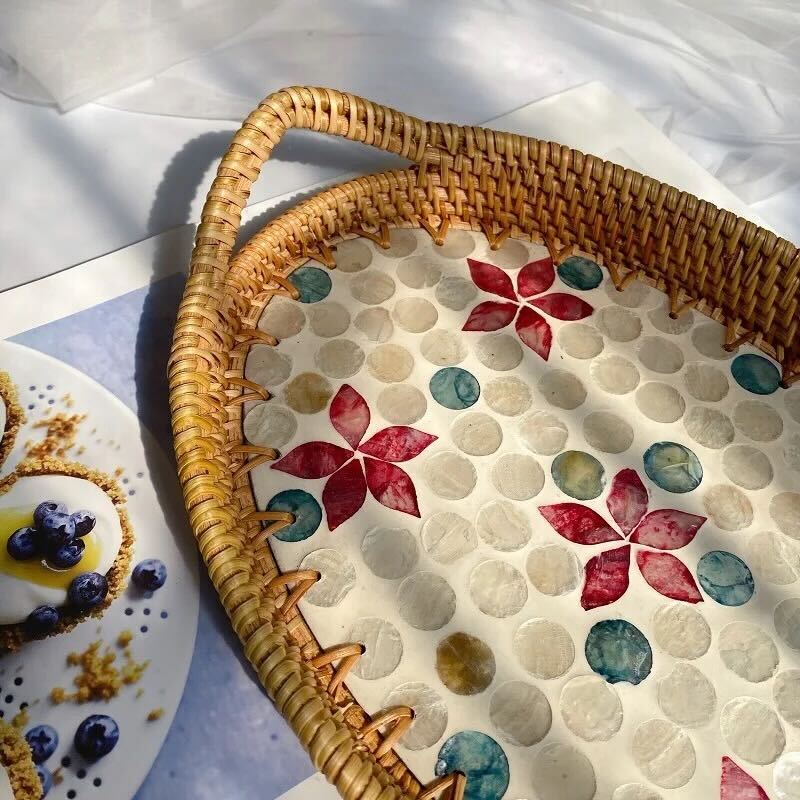 Mother of Pearl Oval Tray