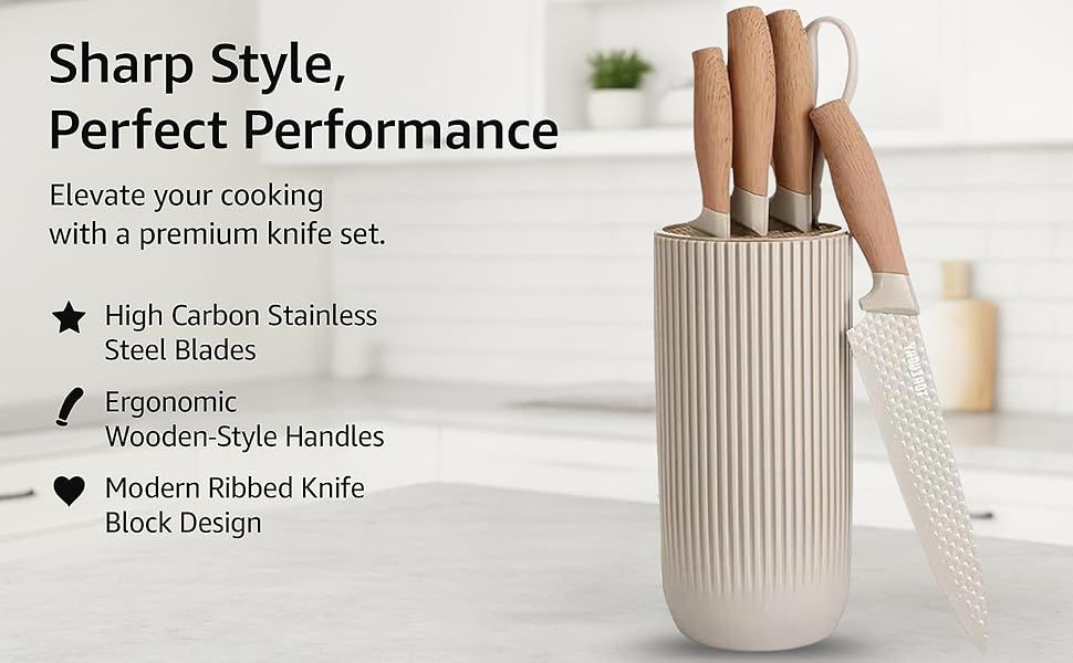 Knives Set with Stand
