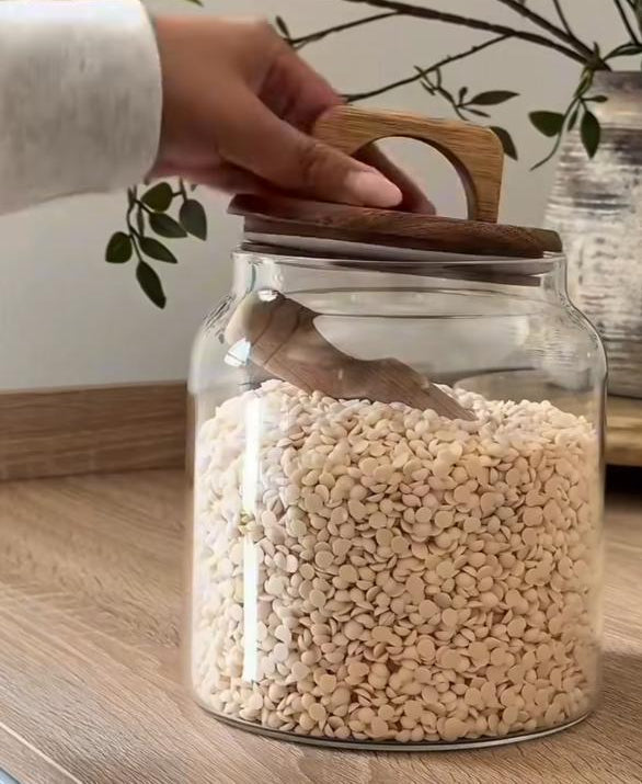 Retro Glass Container