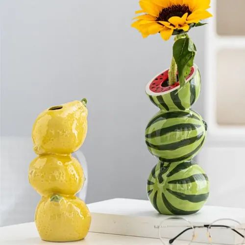 Ceramic Fruit Vase